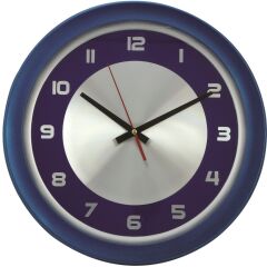 PLASTİK ÇERÇEVE ÇEMBERLİ METAL KADRAN DUVAR SAATİ 38 CM