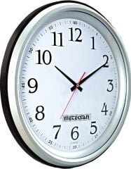PLASTİK ÇERÇEVE ÇEMBERLİ DUVAR SAATİ 46 CM